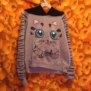 Cat hoodie.